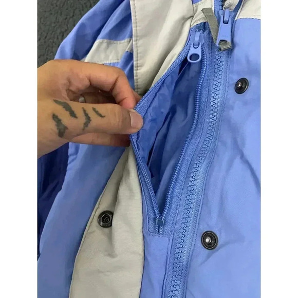 Columbia Sportswear Interchange Jacket Blue Beige LARGE Core Winter Women's - Picture 5 of 16